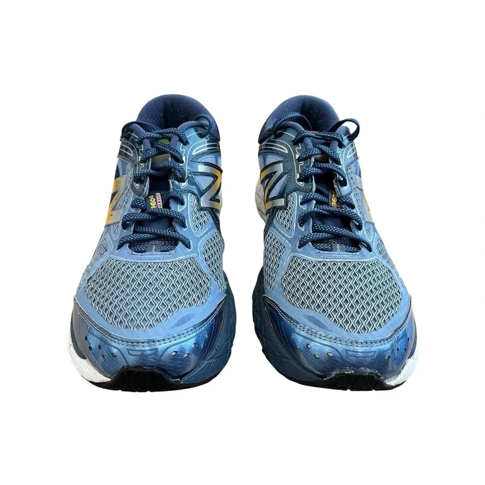 New Balance 860v6 Running Shoes Sneakers Mens Size 10 Blue Workout Training Gym - Picture 6 of 13
